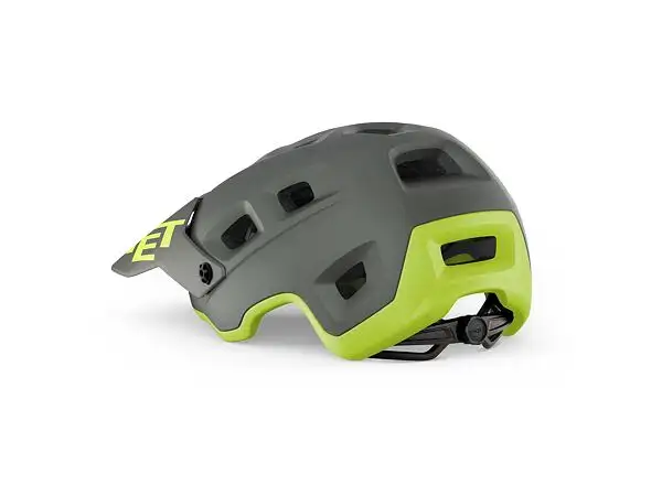 MET Terranova přilba Gray/Lime Matt