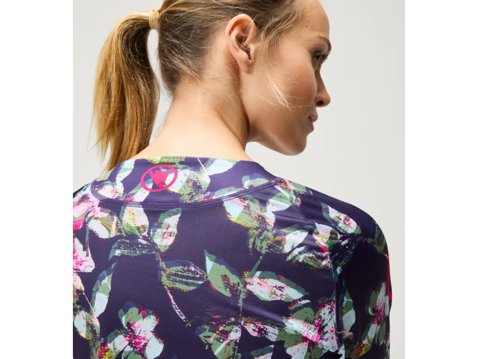 Endura LTD Floral dámský dres dlouhý rukáv Bramble
