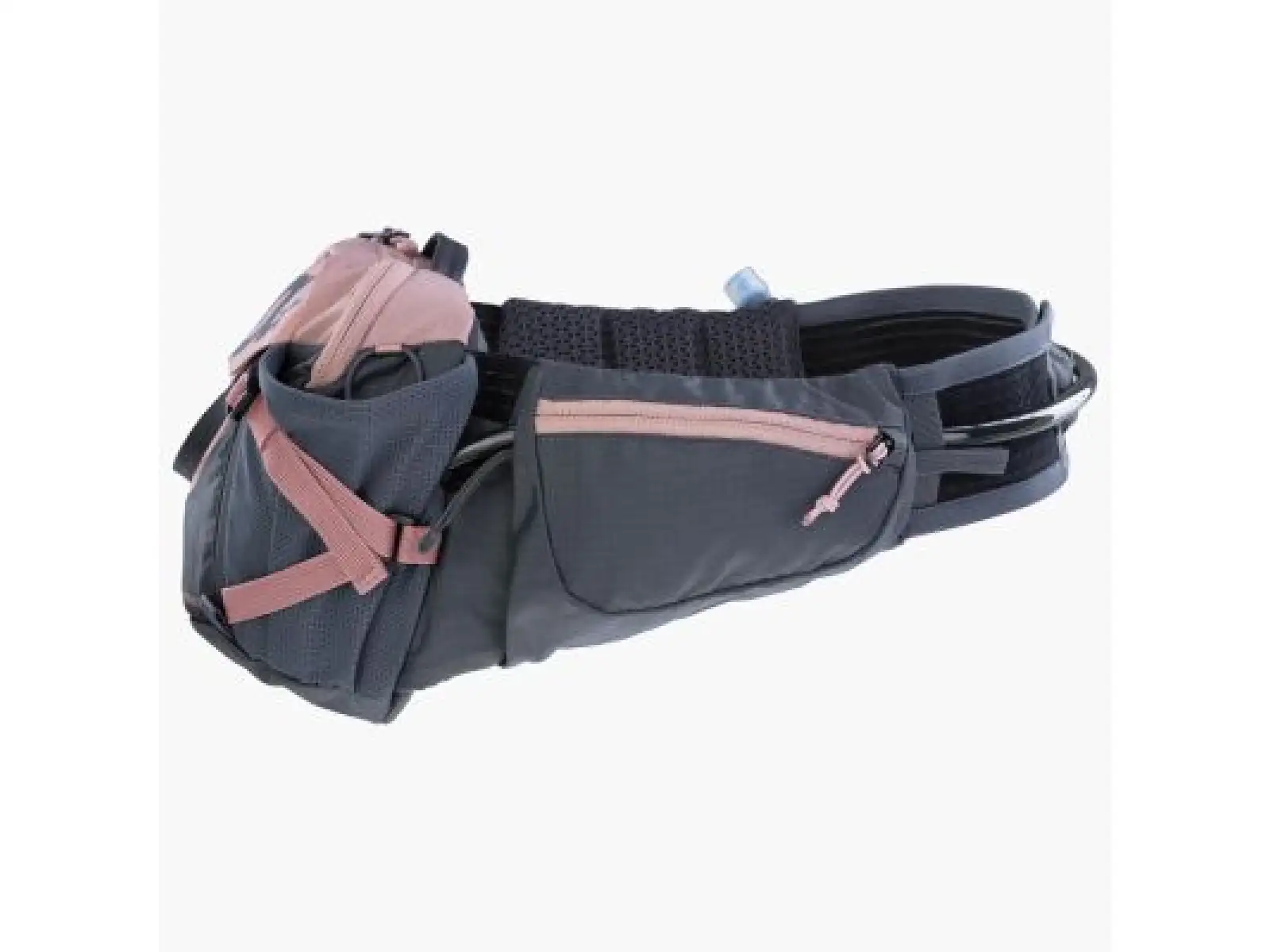 Evoc Hip Pack Pro 3 l ledvinka Dusty Pink/Carbon Grey + pitný vak 1,5 l