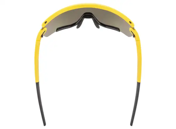 Uvex Sportstyle 236 cyklistické brýle Set Sunbee Black Mat/Mirror Silver+Clear