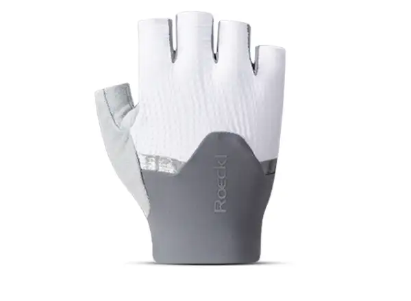 Roeckl Imatra 2 cyklistické rukavice Sharkskin/White
