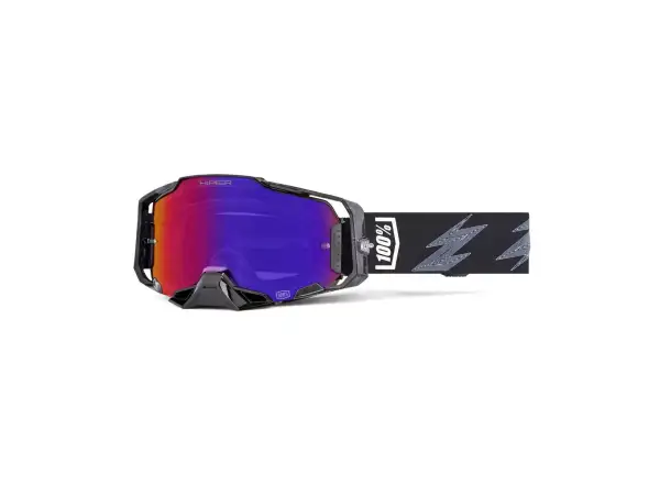 100% Armega sjezdové brýle Crenshaw/HiPER Purple Mirror Lens