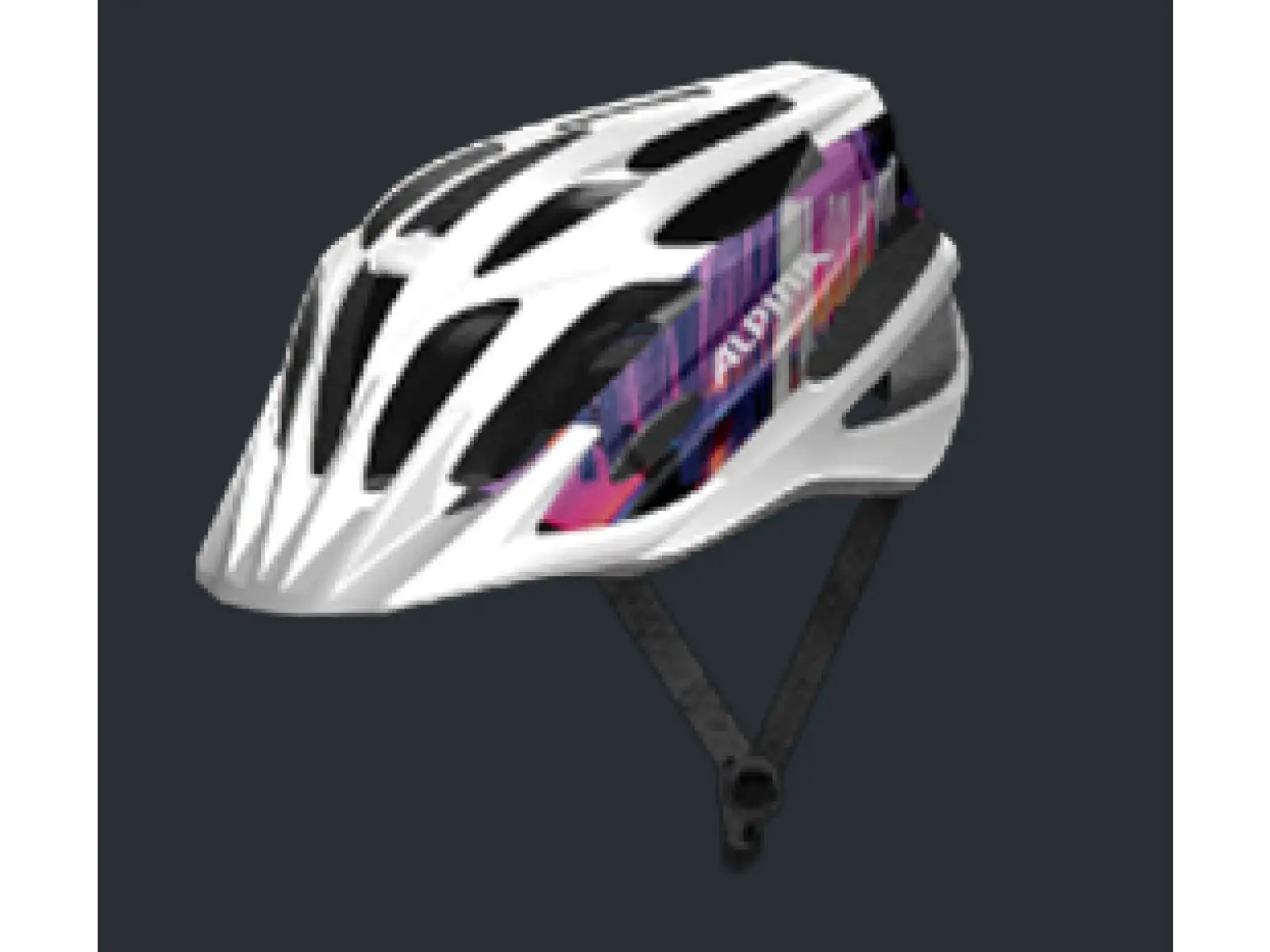 Alpina FB JR. 2.0 cyklistická přilba White/Graphics Gloss