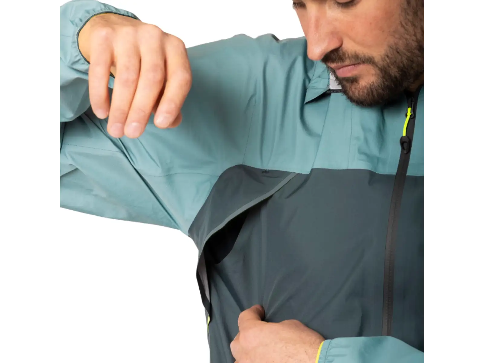 Dynafit Alpine 3 L pánská běžecká bunda Smoke Blue