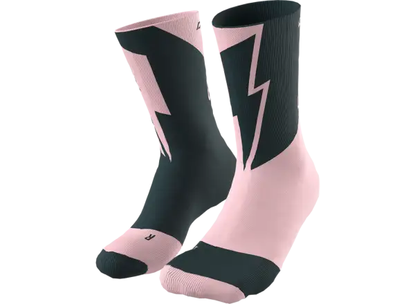 Dynafit No Pain No Gain sportovní ponožky Pale rose/Blueberry