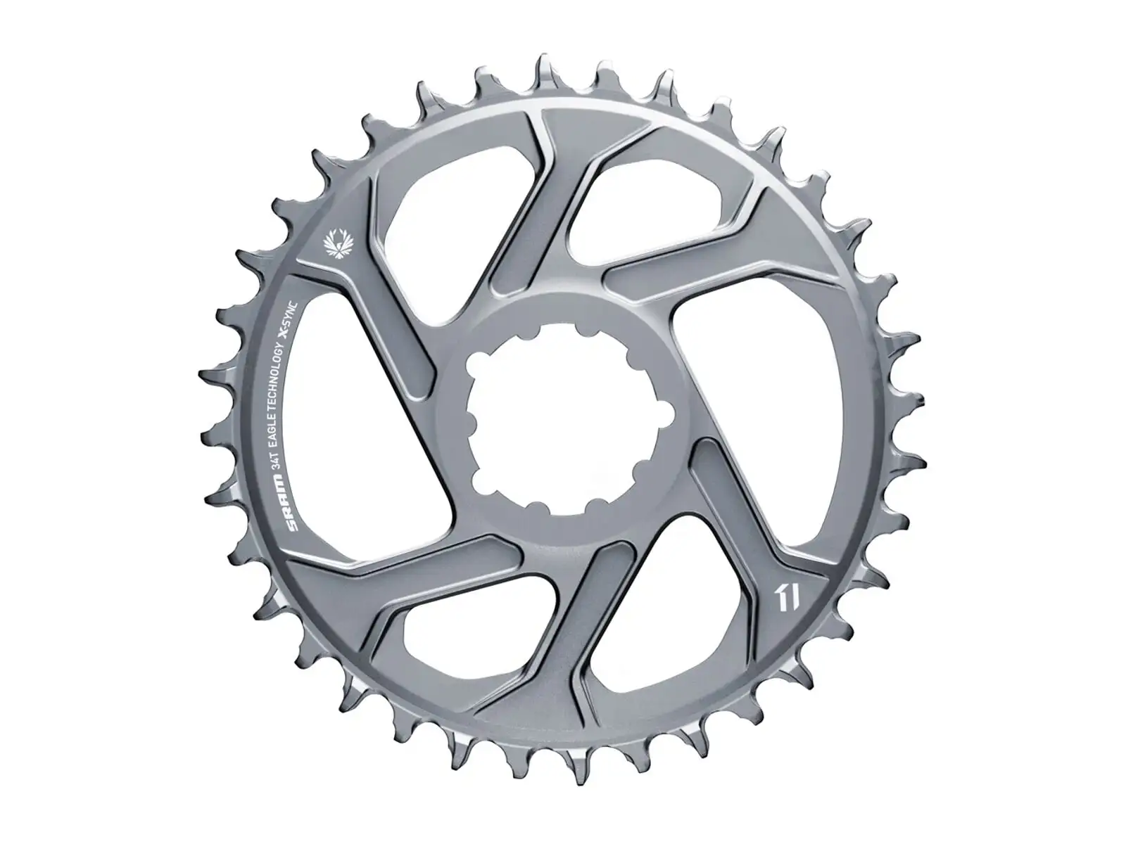 Sram X-Sync Eagle převodník 34 zubů 3 mm offset Boost Polar Grey