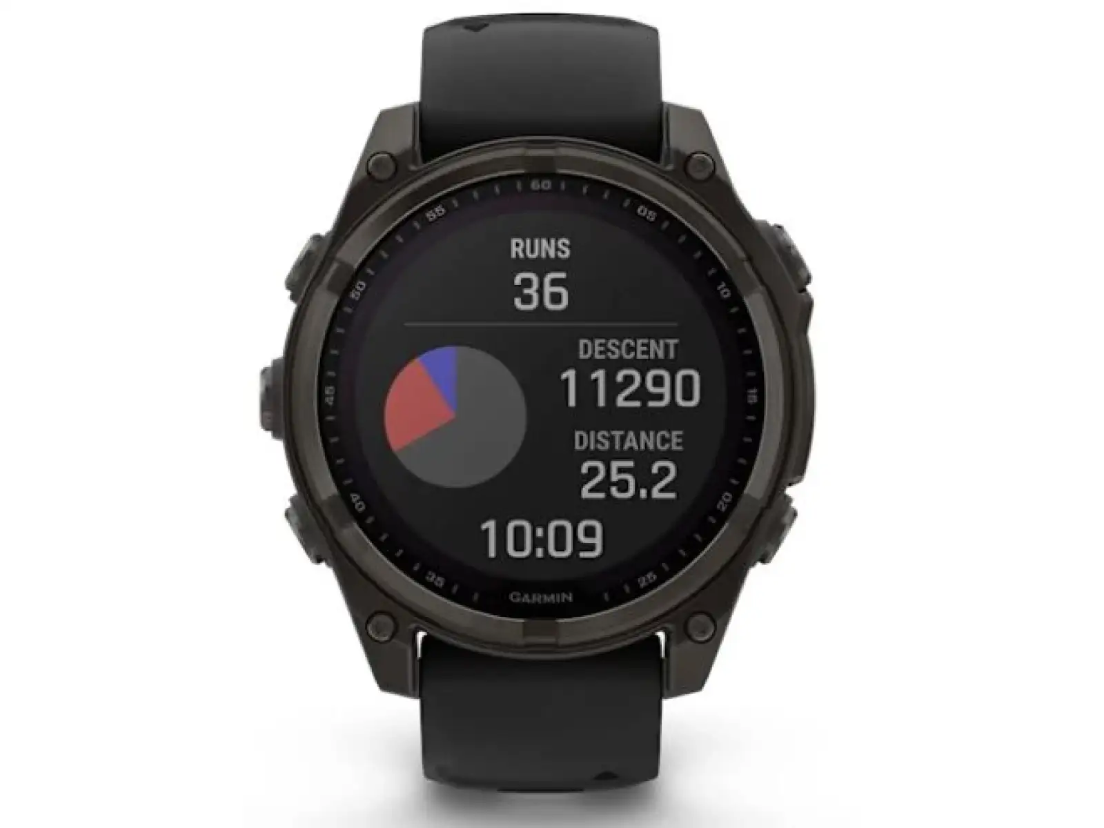 Garmin fenix 8 - 47 mm Solar Sapphire chytré hodinky Carbon Gray DLC Titanium Black/Gray