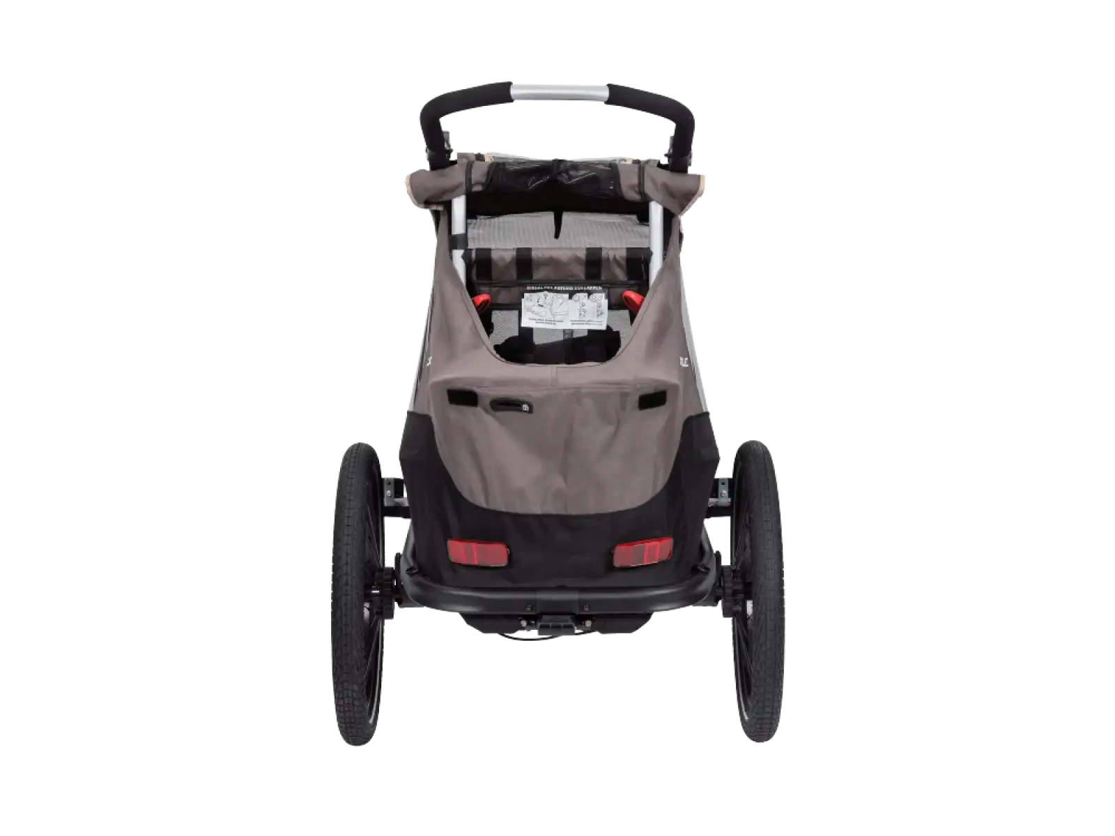 XLC MONOs BS-C09 dětský závěsný vozík 20" šedá/béžová/antracit