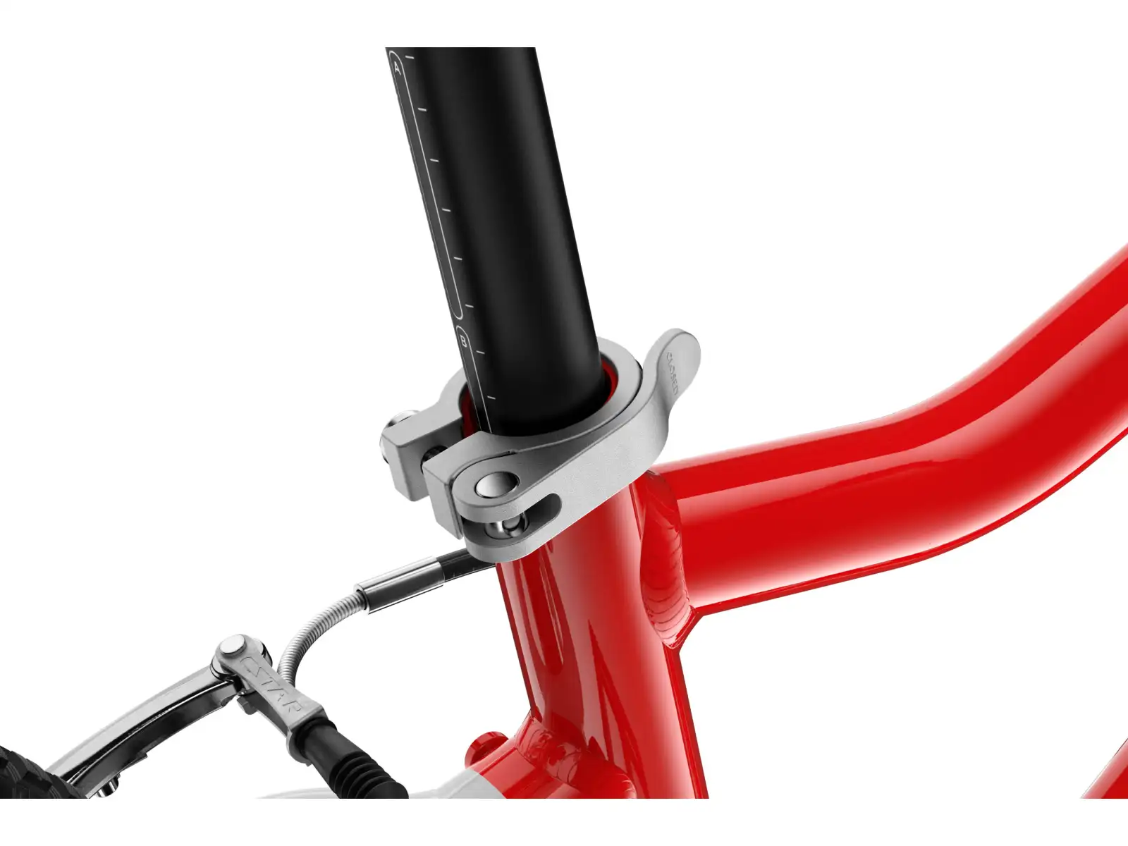 Woom GO 3 Automagic Red 16 dětské kolo