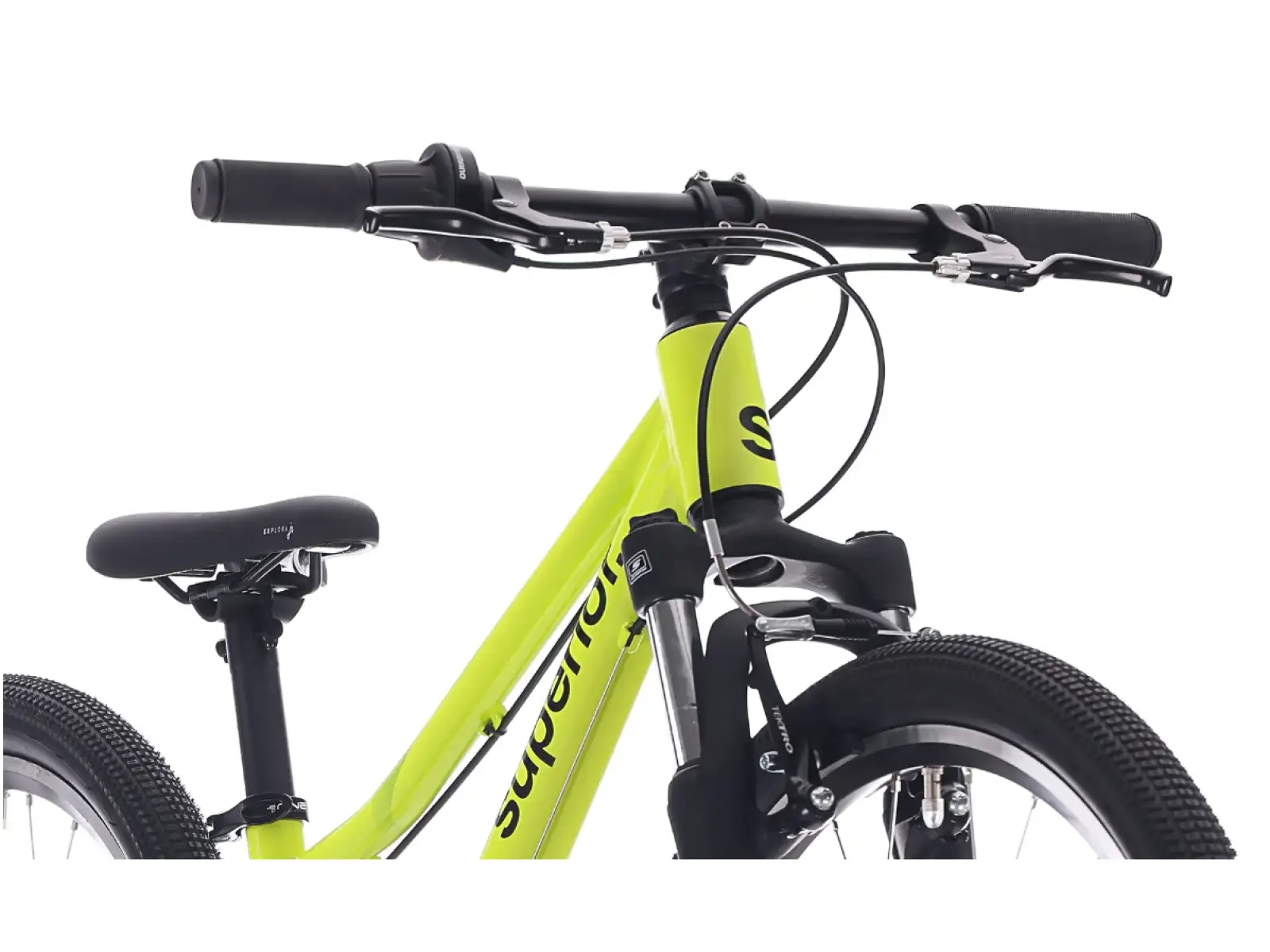 Superior RACER 24 dětské kolo Matte Radioactive Yellow