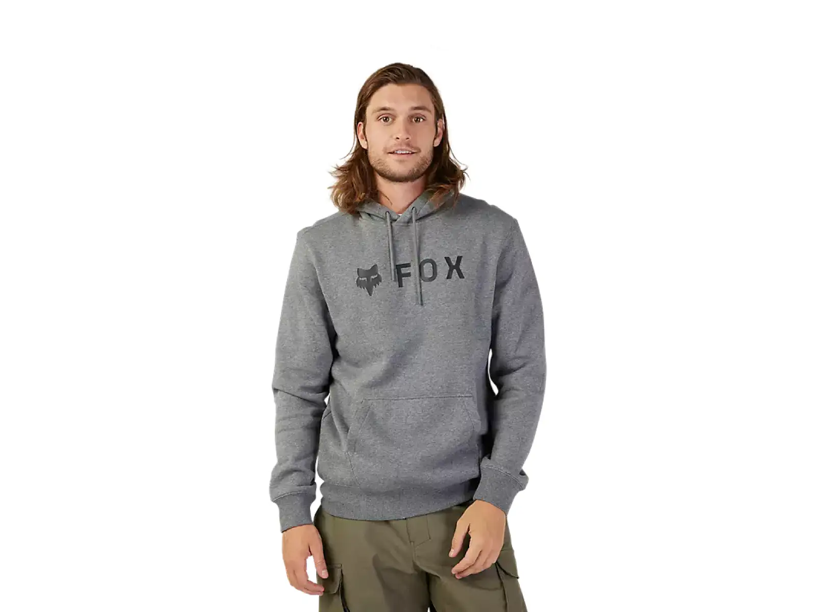 Fox Absolute Fleece pánská mikina Heather Graphite Grey