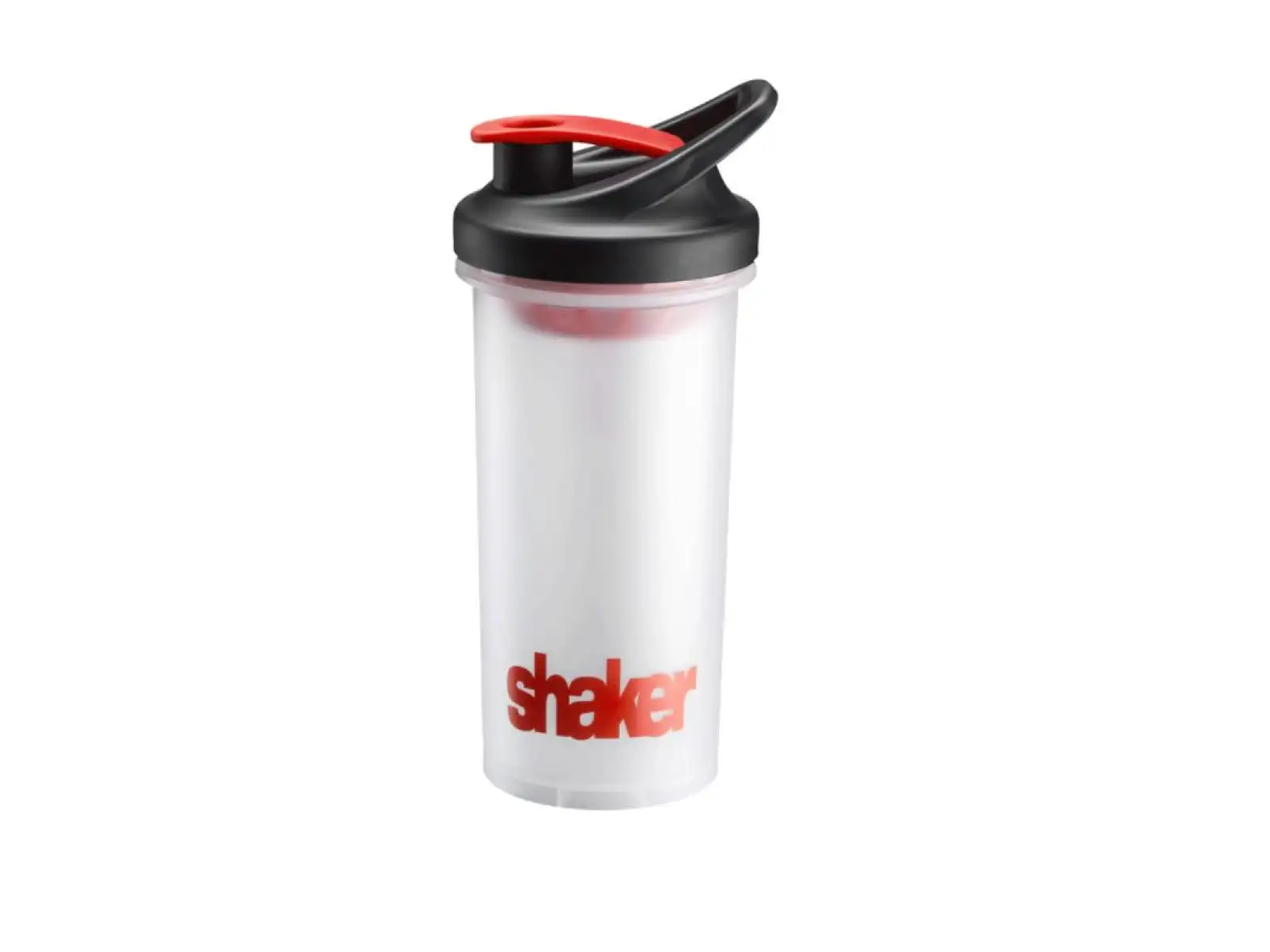 Elite shaker 700 ml transparent/red