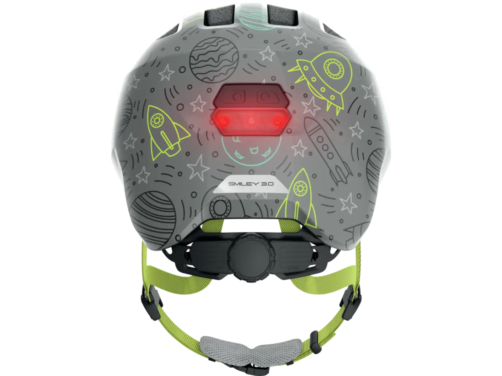 Abus Smiley 3.0 LED dětská přilba Grey Space