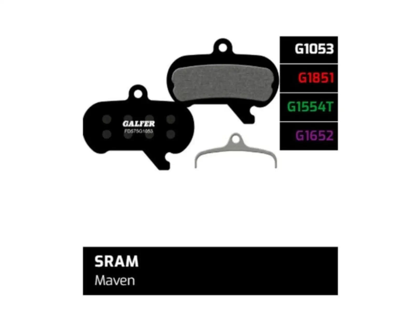 Galfer FD575 Performance brzdové destičky pro SRAM Maven