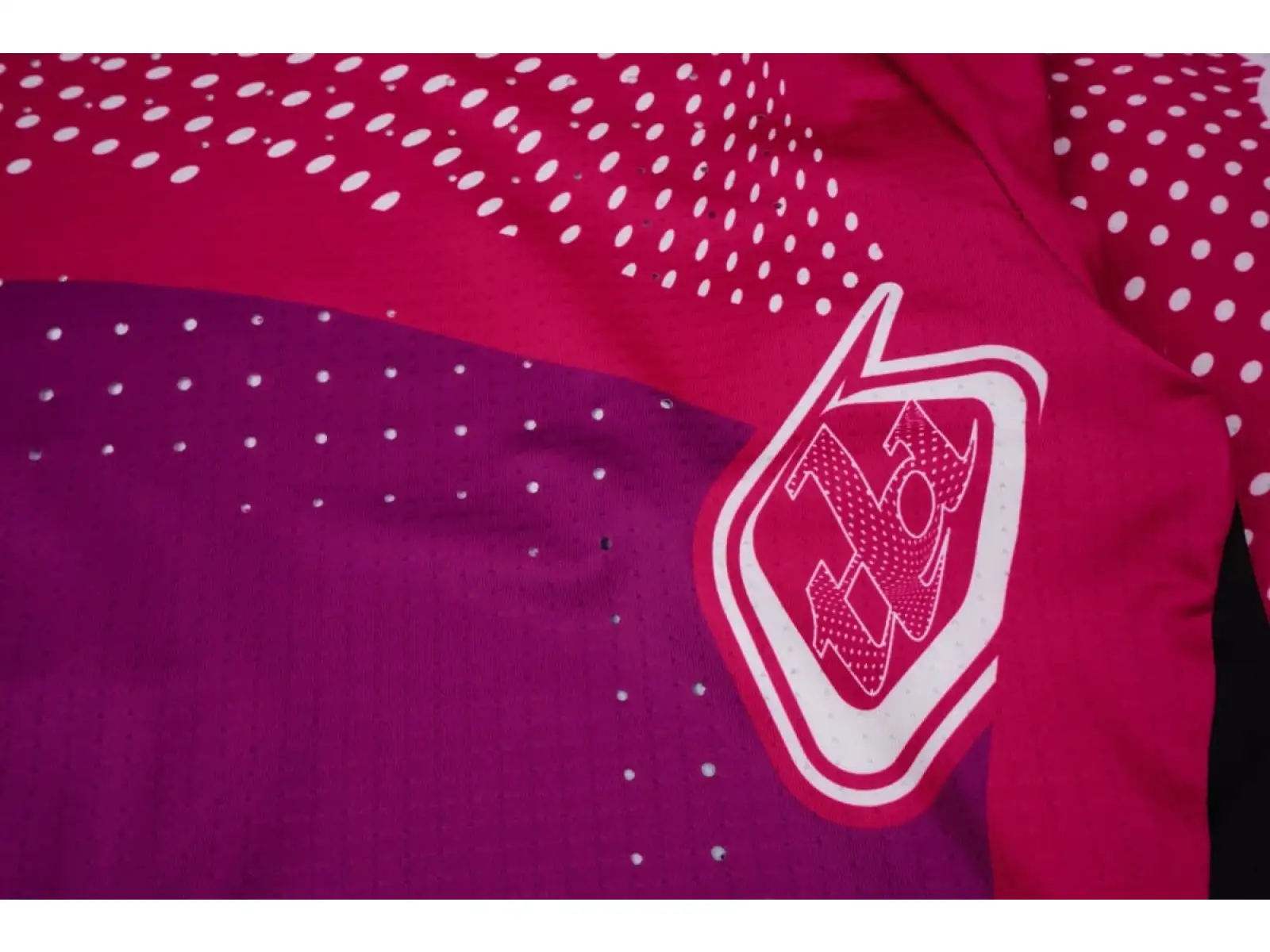 Troy Lee Designs x SRAM Sprint Ultra pánská dres dlouhý rukáv Radioscape Fuchsia