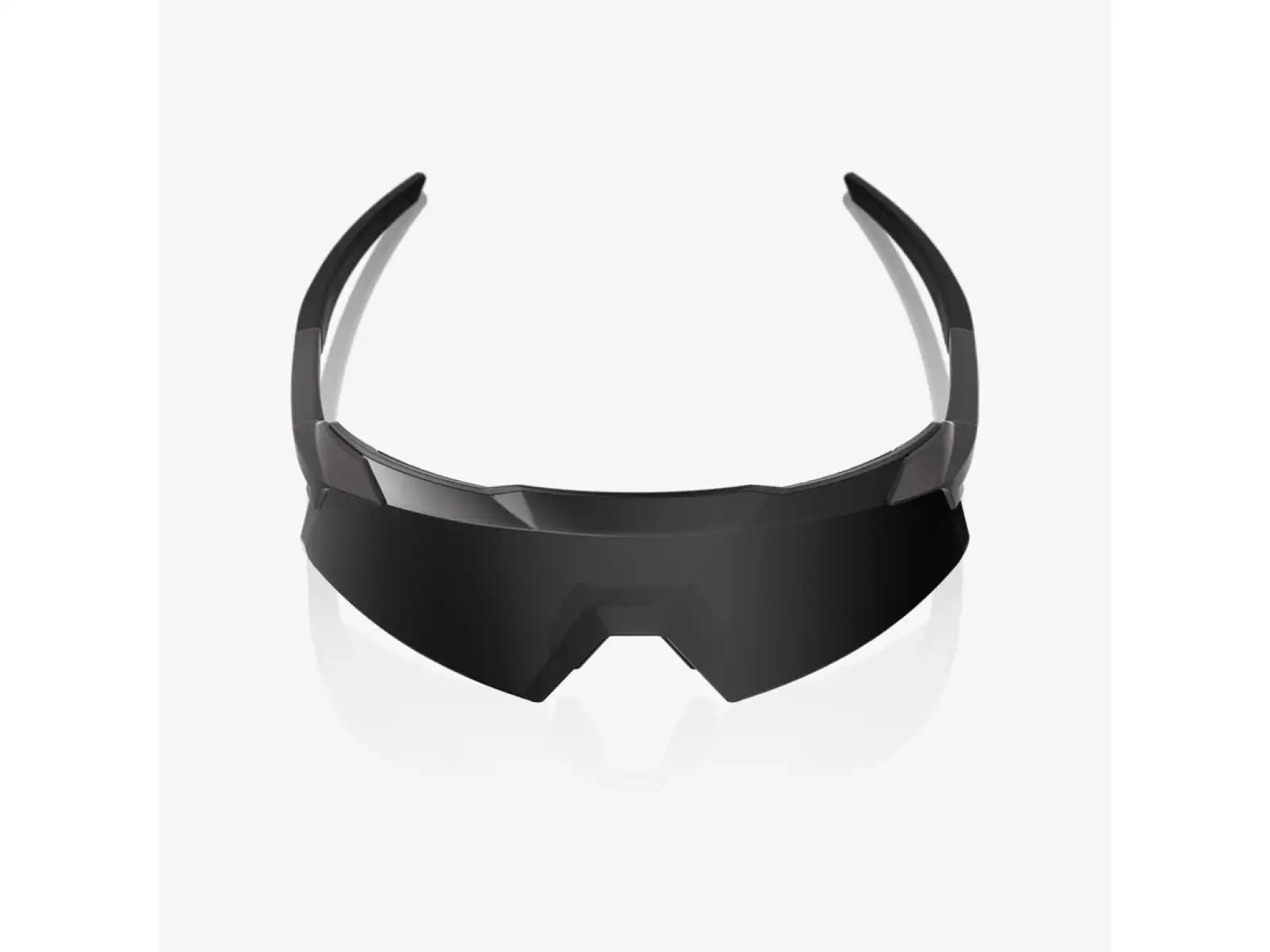 100% Aerocraft sluneční brýle Matte Black/Black Mirror