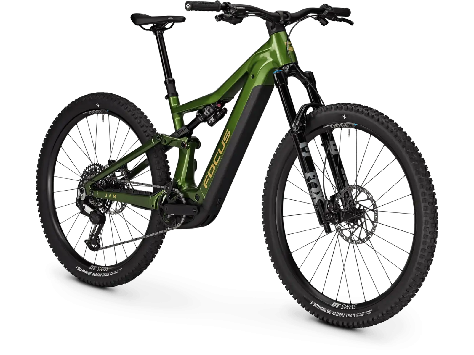 Focus JAM 9 600Wh celoodpružené elektrokolo Sprucegreen / Mossgreen