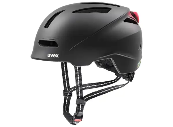 Uvex Urban planet LED přilba Black matt