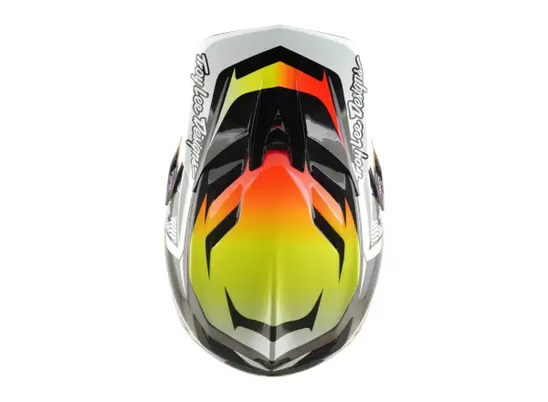 Troy Lee Designs D4 Carbon MIPS přilba Lined up Black