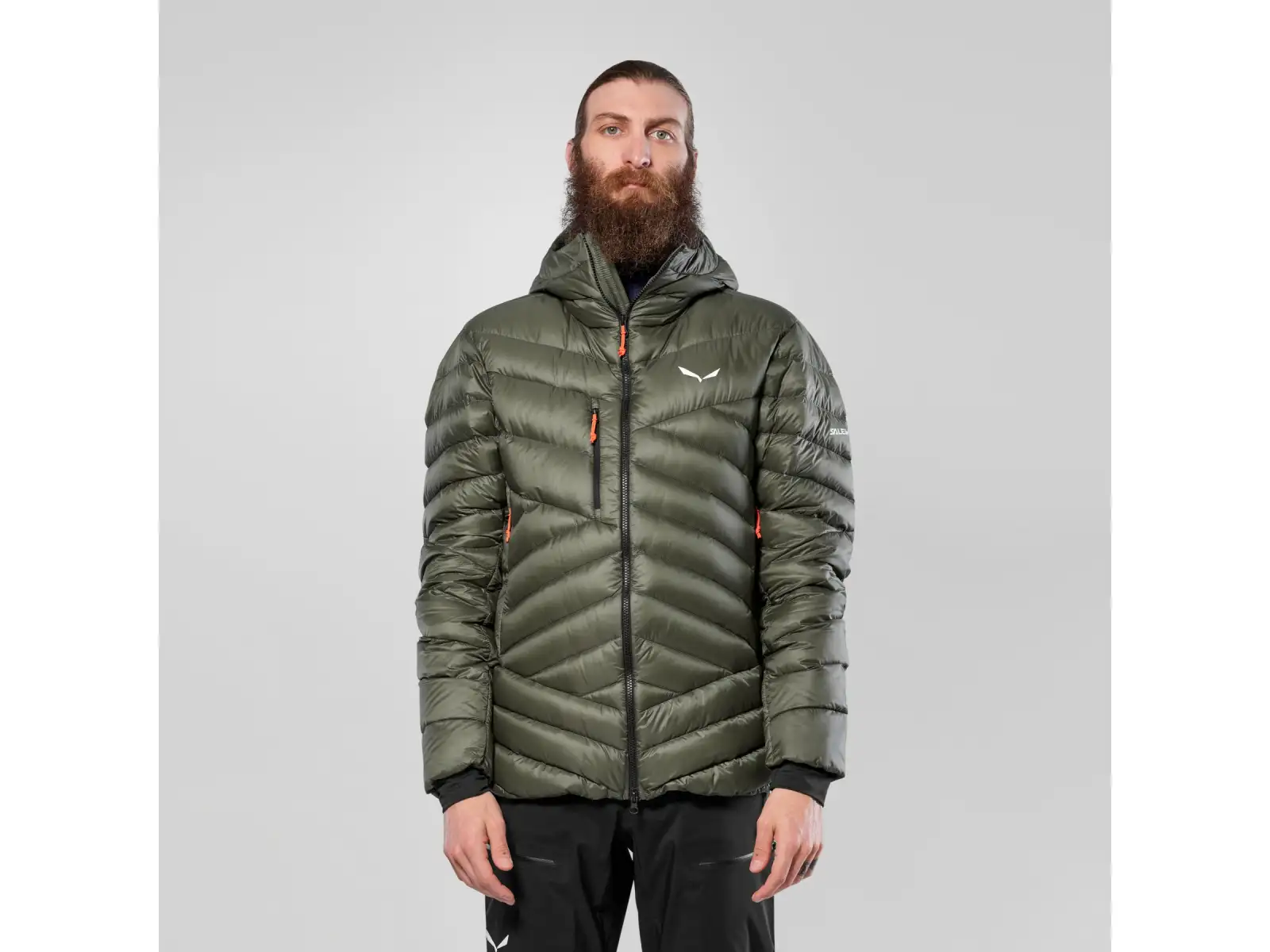 Salewa Ortles Med 3 RDS DWN pánská bunda Faded Green