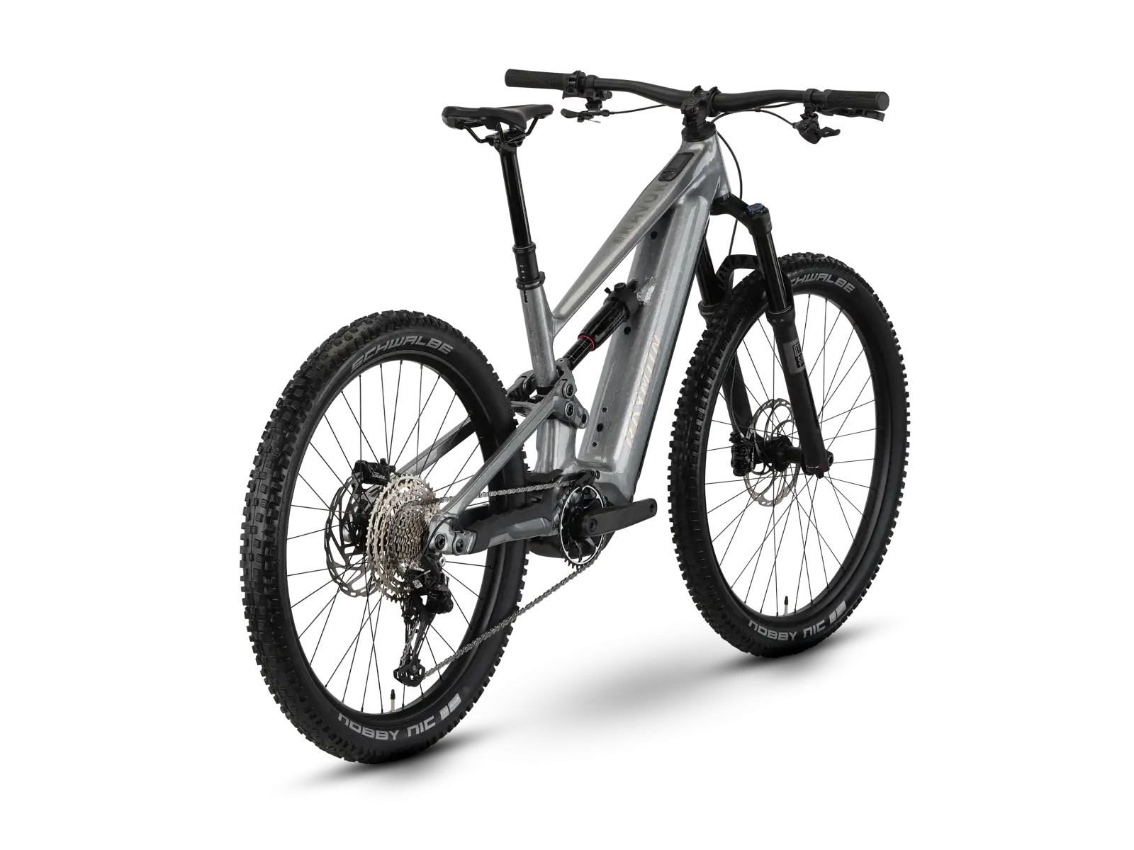 Raymon Ravor Comp darksilver marble celoodpružené elektrokolo