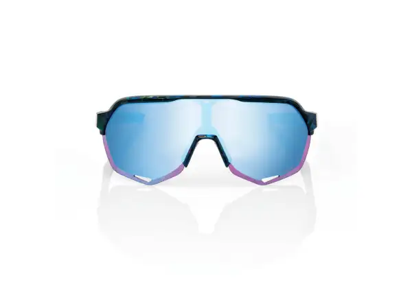 100% S2 HiPER cyklistické brýle Black Holographic/Blue Multilayer Mirror Lens