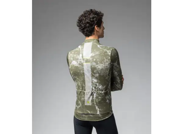 Alé Pragma Space pánský dres dlouhý rukáv Army Green