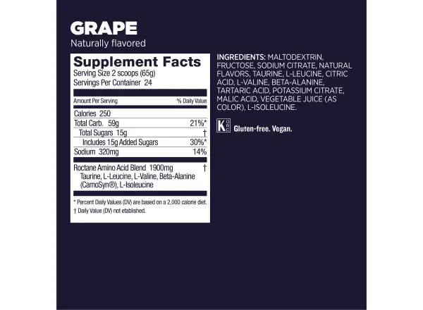 GU Roctane Energy Drink Mix 1560 g iontový nápoj Grape