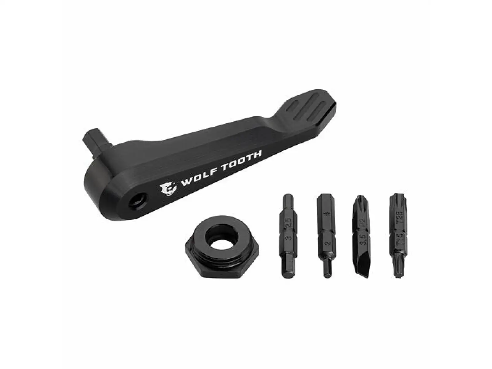 Wolf Tooth Axle Handle multiklíč 10 funkcí černá