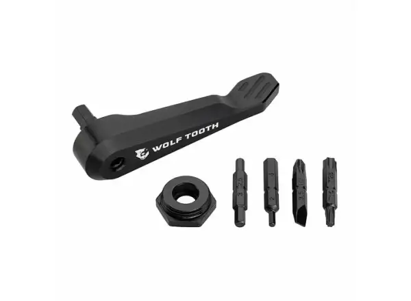 Wolf Tooth Axle Handle multičklíč 10 funkcí černá