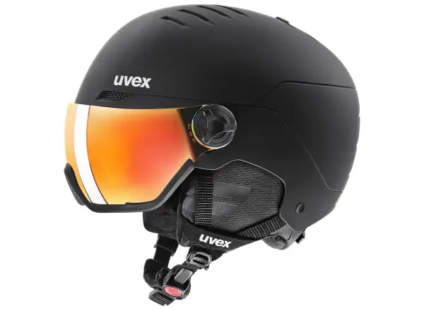 Uvex Wanted Visor lyžařská helma black matt