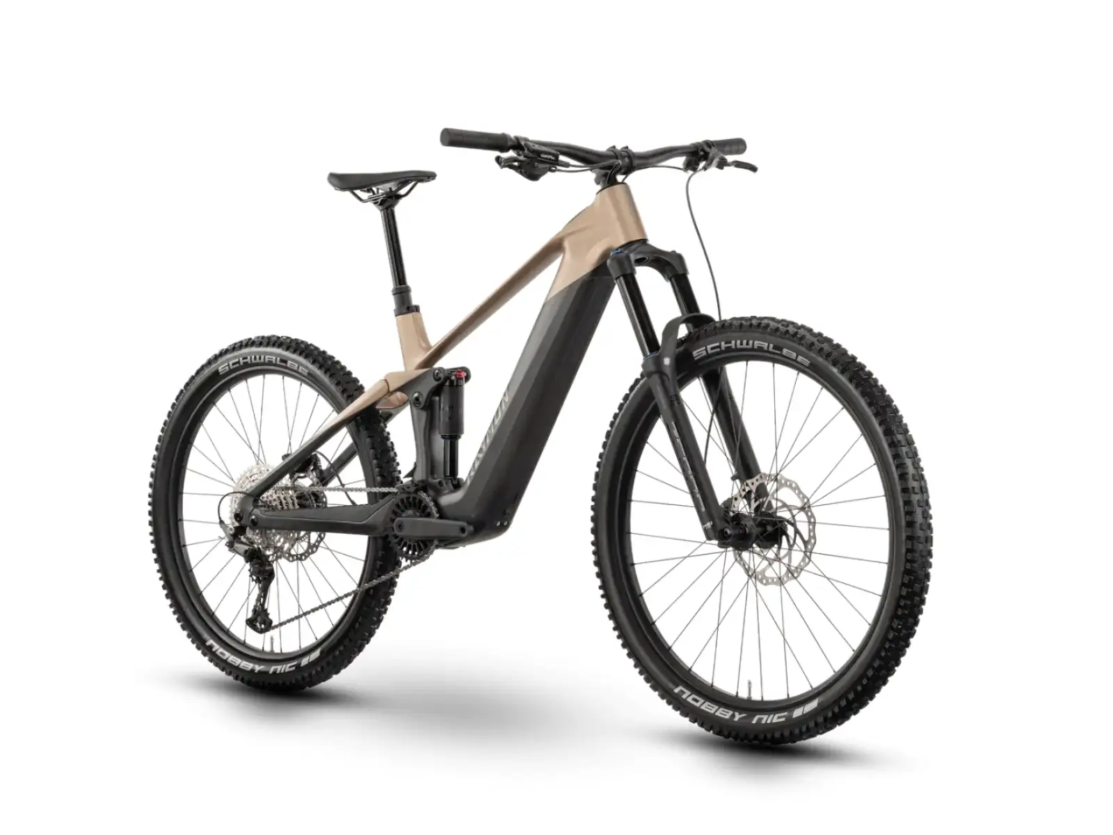 Raymon Tarok Pure celoodpružené elektrokolo Carbon/Stone/Sand