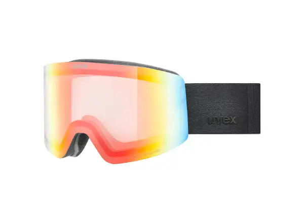 Uvex Provoque V FM lyžařské brýle black matt/rainbow