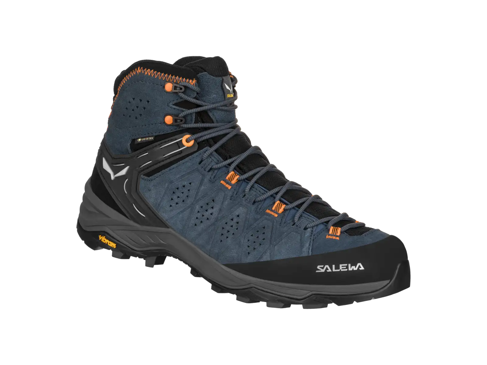 Salewa Alp Trainer 2 Mid Gore-Tex pánské boty Dark Denim/Fluo Orange