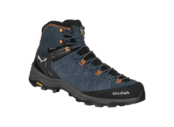 Salewa Alp Trainer 2 Mid Gore-Tex pánské boty Dark Denim/Fluo Orange
