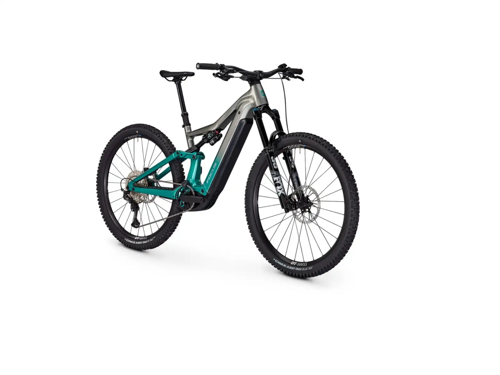 Focus JAM2 6.9 600 Wh horské elektrokolo Nepalsilver / Emeraldgreen