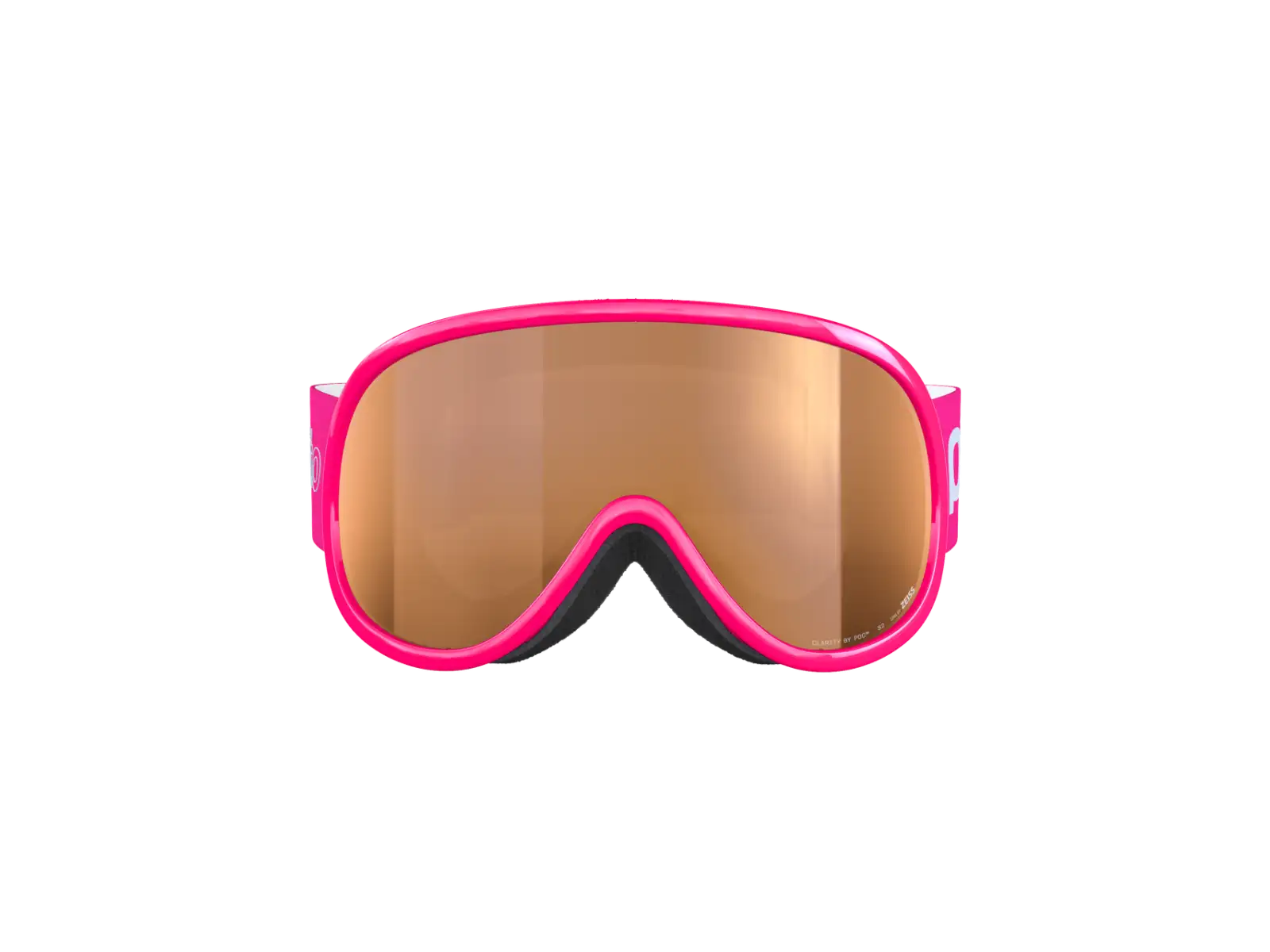 POC POCito Retina dětské lyžařské brýle Fluorescent Pink/Partly Sunny Light Orange