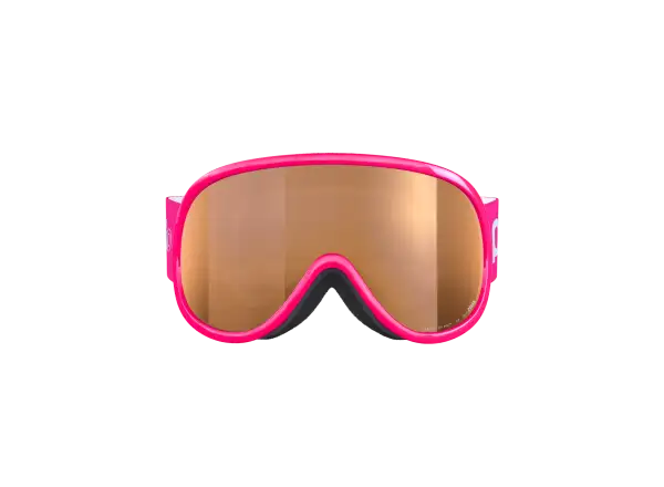 POC POCito Retina dětské lyžařské brýle Fluorescent Pink/Partly Sunny Light Orange