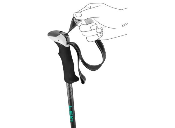 Leki Khumbu Pro trekové hole Black/Anthracite Genoa vel. 110 - 145cm