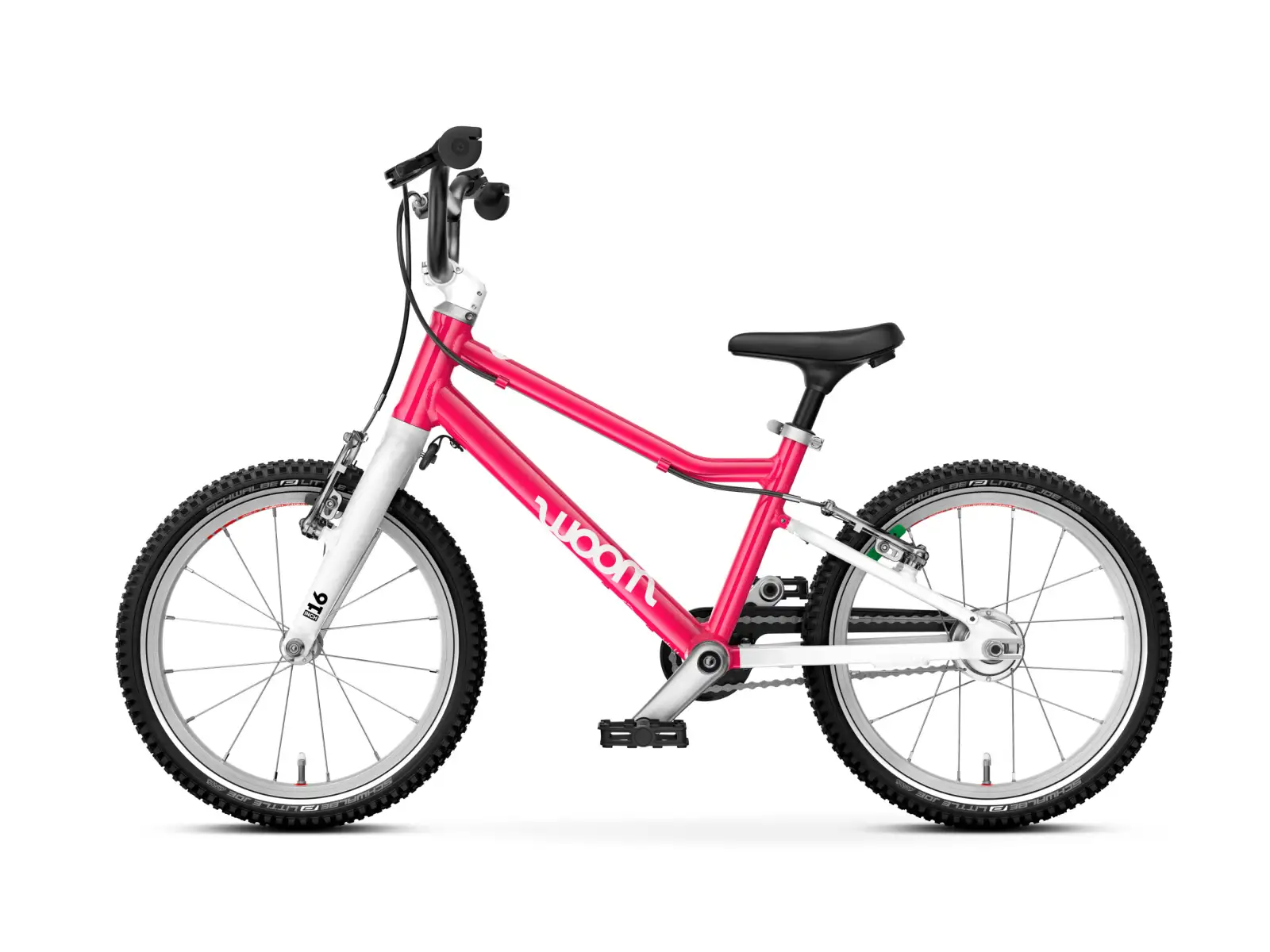 Woom GO 3 Automagic Hot Pink 16 dětské kolo