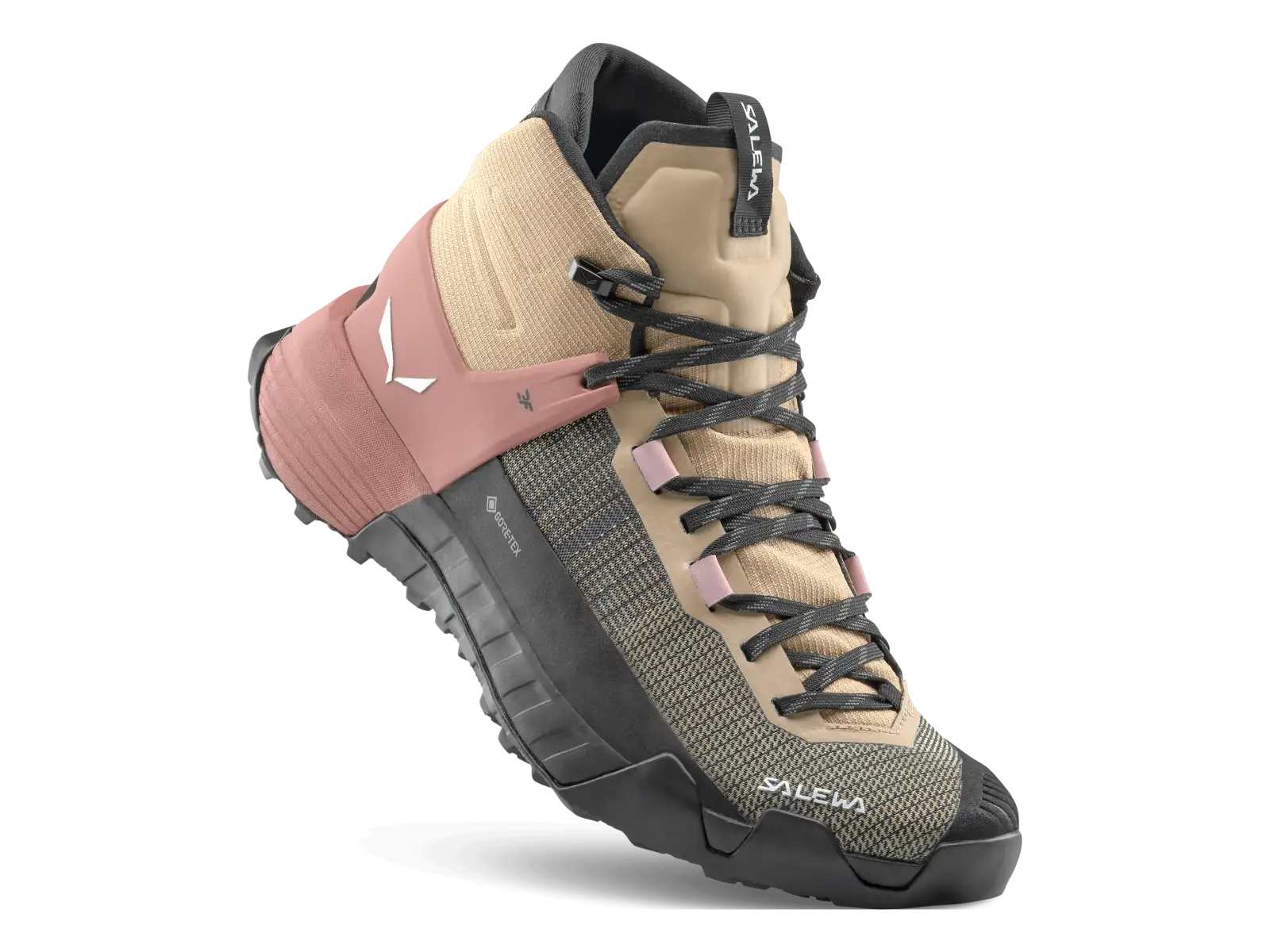 Salewa Wildfire NXT Mid GTX dámské turistické boty Quicksand/Etruscan Red