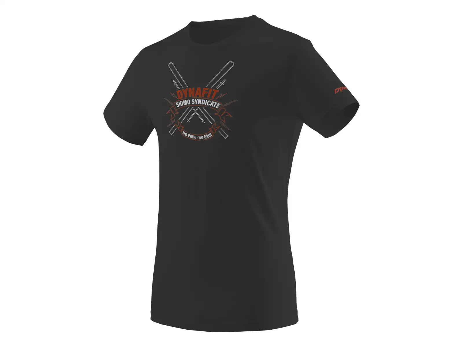 Dynafit Graphic Cotton M pánské triko s krátkým rukávem black out/SKIMO 2021