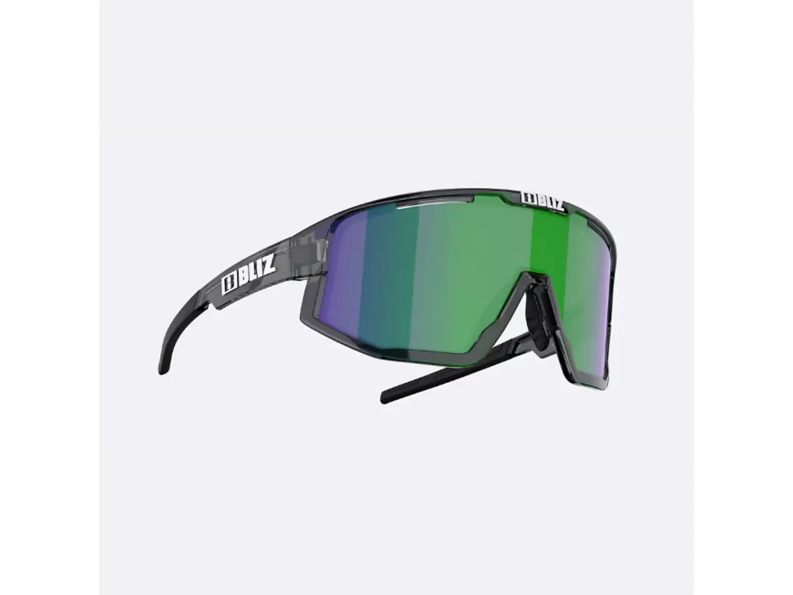 Bliz Fusion Small sluneční brýle Crystal Black/Brown Green Multi