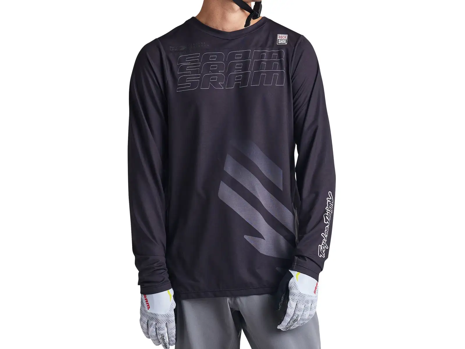 Troy Lee Design Skyline SRAM Eagle One pánský dres krátký rukáv Black