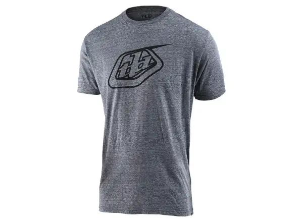 Troy Lee Designs Logo Tee pánské tričko krátký rukáv Vintage Gray Snow