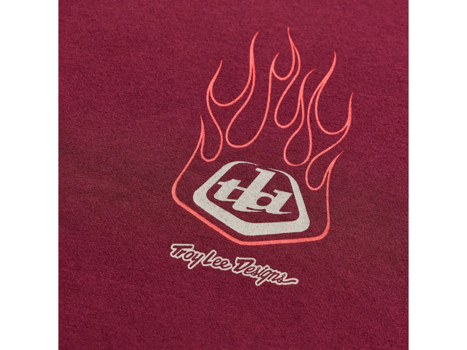 Troy Lee Designs Flame 2 pánské triko krátký rukáv Sangria