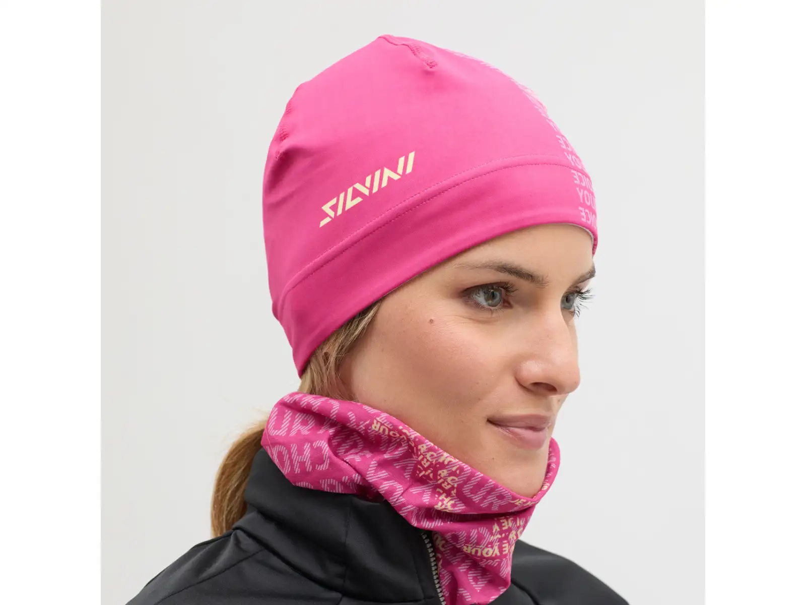 Silvini Averau čepice fuschia/black