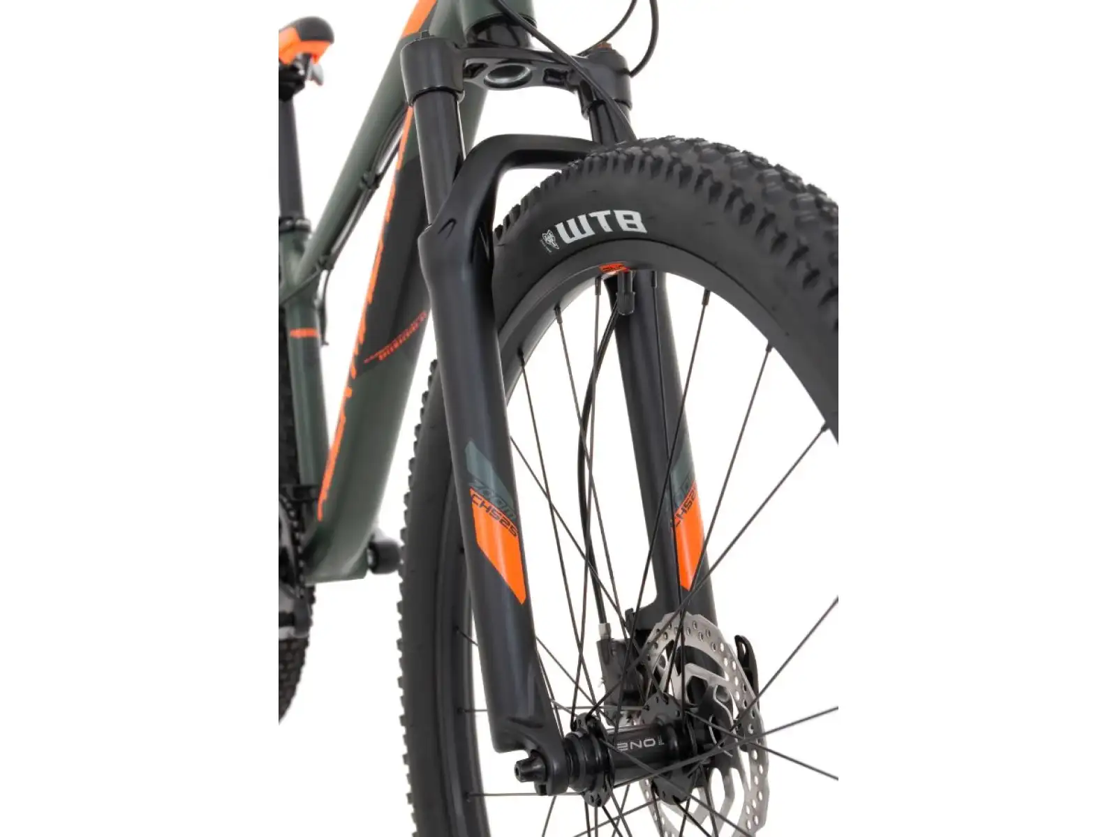 Rock Machine Blizz 27 HD dětské kolo Mat Khaki/Neon Orange/Black