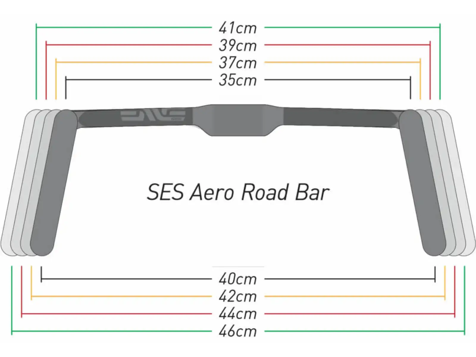 Enve SES Aero Road Compact Drop silniční řídítka černá