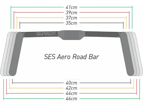 Enve SES Aero Road Compact Drop silniční řídítka černá
